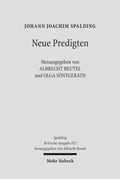 Cover: Kritische Ausgabe / 2. Abteilung: Predigten - Mohr Siebeck