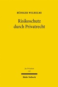 Cover: Risikoschutz durch Privatrecht - Mohr Siebeck