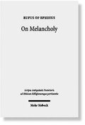 Cover: On Melancholy - Mohr Siebeck