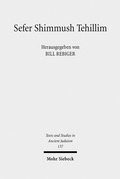 Cover: Sefer Shimmush Tehillim - Buch vom magischen Gebrauch der Psalmen - Mohr Siebeck