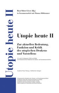 Cover: Utopie heute II - Kohlhammer