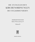 Cover: Die evangelischen Kirchenordnungen des XVI. Jahrhunderts - Mohr Siebeck