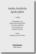 Cover: Antike christliche Apokryphen in deutscher &Uuml;bersetzung - Mohr Siebeck