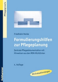 Abbildung von: Formulierungshilfen zur Pflegeplanung - Kohlhammer