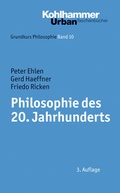 Cover: Philosophie des 20. Jahrhunderts - Kohlhammer