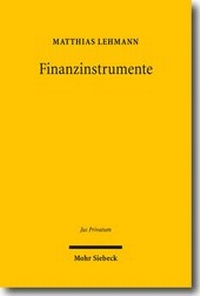 Abbildung von: Finanzinstrumente - Mohr Siebeck