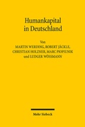 Cover: Humankapital in Deutschland - Mohr Siebeck