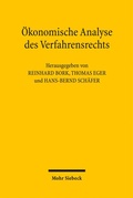 Abbildung von: Ökonomische Analyse des Verfahrensrechts - Mohr Siebeck