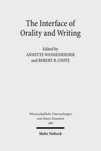 Enlarge image Cover: The Interface of Orality and Writing - Mohr Siebeck