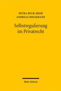 Cover: Selbstregulierung im Privatrecht - Mohr Siebeck