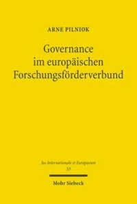 Abbildung von: Governance im europäischen Forschungsförderverbund - Mohr Siebeck