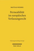 Cover: Permeabilit&auml;t im europ&auml;ischen Verfassungsrecht - Mohr Siebeck