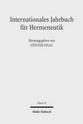 Cover: Internationales Jahrbuch f&uuml;r Hermeneutik - Mohr Siebeck
