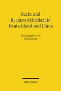Abbildung von: Recht und Rechtswirklichkeit in Deutschland und China - Mohr Siebeck