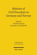Abbildung von: Reforms of Civil Procedure in Germany and Norway - Mohr Siebeck