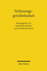 Abbildung von: Verfassungsgerichtsbarkeit - Mohr Siebeck
