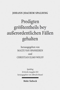 Cover: Kritische Ausgabe - Mohr Siebeck