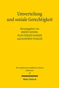 Cover: Umverteilung und soziale Gerechtigkeit - Mohr Siebeck