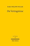 Bild: Die Vertragstreue - Mohr Siebeck