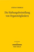 Cover: Die Haftungsfreistellung von Organmitgliedern - Mohr Siebeck
