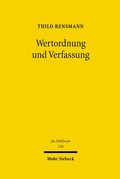 Cover: Wertordnung und Verfassung - Mohr Siebeck