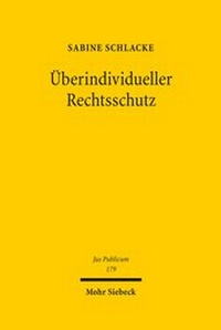 Abbildung von: UEberindividueller Rechtsschutz - Mohr Siebeck