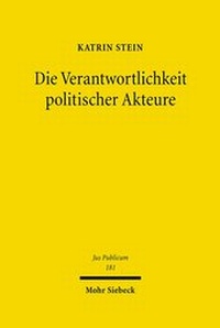 Bild: Die Verantwortlichkeit politischer Akteure - Mohr Siebeck