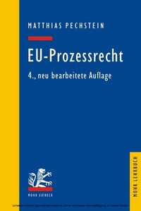 Abbildung von: EU-Prozessrecht - Mohr Siebeck