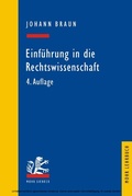 Cover: Einf&uuml;hrung in die Rechtswissenschaft - Mohr Siebeck