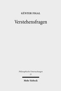 Abbildung von: Verstehensfragen - Mohr Siebeck