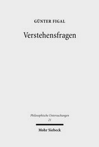 Abbildung von: Verstehensfragen - Mohr Siebeck