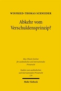 Cover: Abkehr vom Verschuldensprinzip? - Mohr Siebeck
