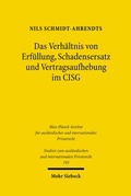 Abbildung von: Das Verhaeltnis von Erfuellung, Schadensersatz und Vertragsaufhebung im CISG - Mohr Siebeck