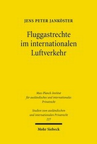 Abbildung von: Fluggastrechte im internationalen Luftverkehr - Mohr Siebeck