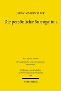 Bild: Die persoenliche Surrogation - Mohr Siebeck