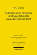 Abbildung von: Kodifikation und Anpassung des bulgarischen IPR an das Europaeische Recht - Mohr Siebeck