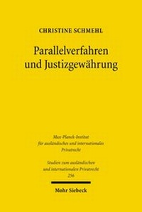 Abbildung von: Parallelverfahren und Justizgewaehrung - Mohr Siebeck