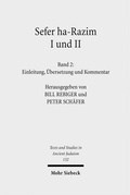Cover: Sefer ha-Razim I und II - Das Buch der Geheimnisse I und II - Mohr Siebeck