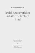 Cover: Jewish Apocalypticism in Late First Century Israel - Mohr Siebeck