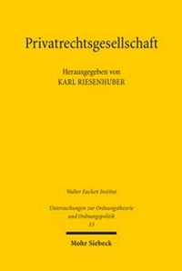 Abbildung von: Privatrechtsgesellschaft - Mohr Siebeck