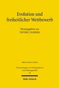 Cover: Evolution und freiheitlicher Wettbewerb - Mohr Siebeck