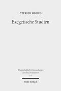 Abbildung von: Exegetische Studien - Mohr Siebeck