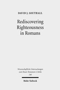 Abbildung von: Rediscovering Righteousness in Romans - Mohr Siebeck