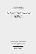 Cover: The Spirit and Creation in Paul - Mohr Siebeck