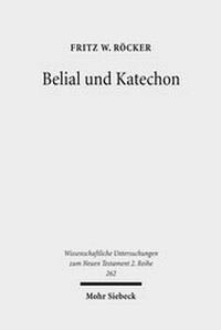 Abbildung von: Belial und Katechon - Mohr Siebeck