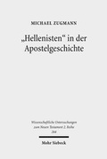 Abbildung von: "Hellenisten" in der Apostelgeschichte - Mohr Siebeck