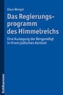 Cover: Das Regierungsprogramm des Himmelreichs - Kohlhammer