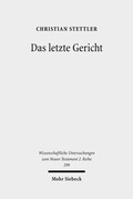 Abbildung von: Das letzte Gericht - Mohr Siebeck