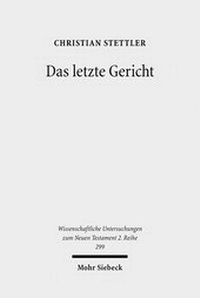 Abbildung von: Das letzte Gericht - Mohr Siebeck