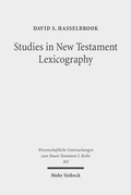 Abbildung von: Studies in New Testament Lexicography - Mohr Siebeck